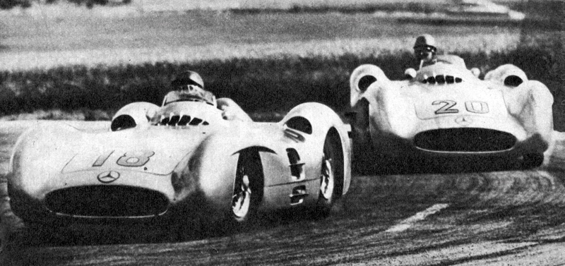 1954 Victory At Rheims For Fangio